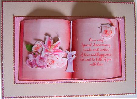 Lily & Rose Book Sheet Pink Anniversary by Frances Dent