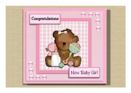 Baby Girl Topper by Frances Dent