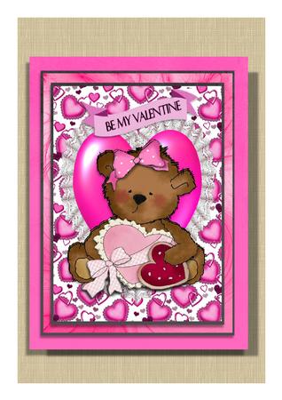 Teddy with a Lot of Heart by Frances Dent