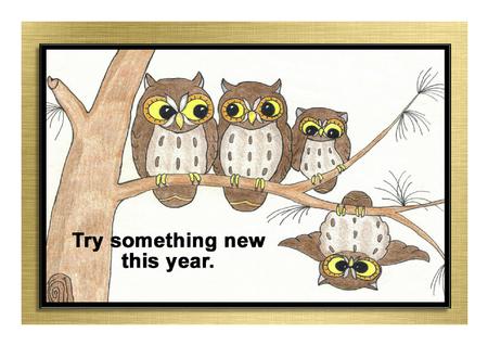 Owl Family by Frances Dent