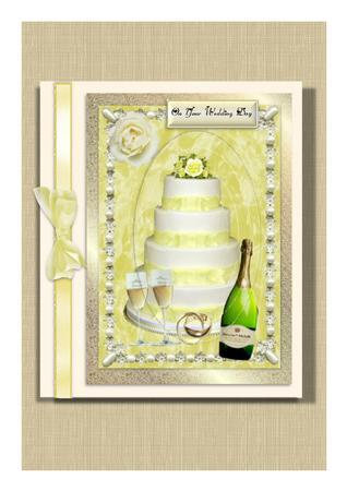 Champagne & Cake, Oval Pyramids by Frances Dent