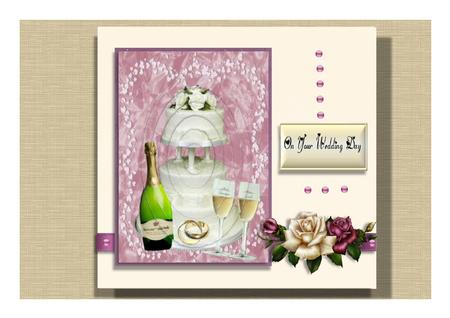 To the Bride & Groom Oval Pyramids by Frances Dent