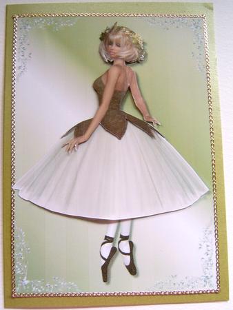 The Ballerina Quick Card by Frances Dent