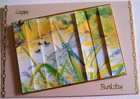 Dragonfly Days Side Stacker by Frances Dent
