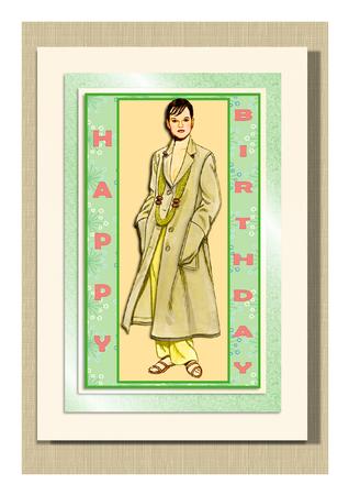Very Modern Miss Decoupage by Frances Dent