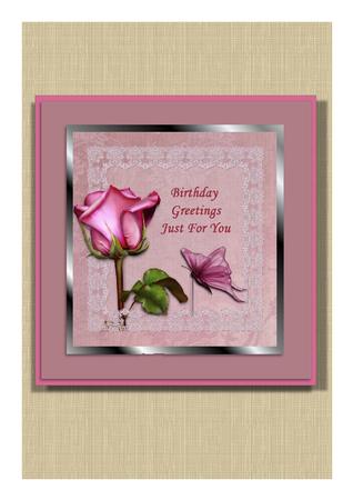 Sweetheart Rose - Birthday by Frances Dent