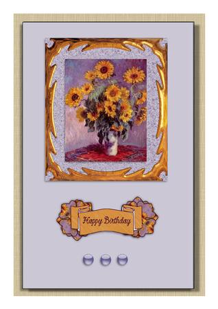 Monet Flowers by Frances Dent