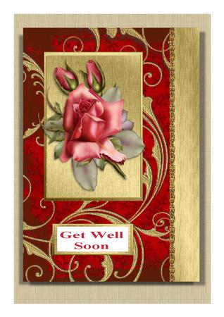 Vivid Roses Backing Paper by Frances Dent