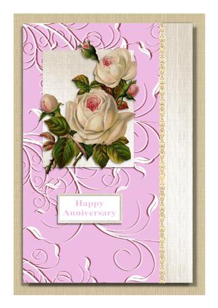 Cherub Swirly Backing Paper by Frances Dent