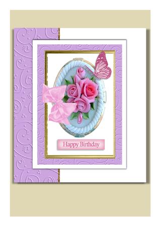 Shabby Summertime 'swirls Embossed' Backing Paper by Frances Dent
