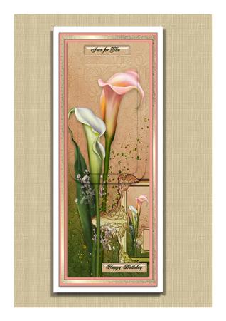 Peach Lily Dl by Frances Dent