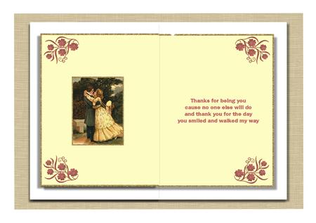 Thanks for Being You Card Insert by Frances Dent