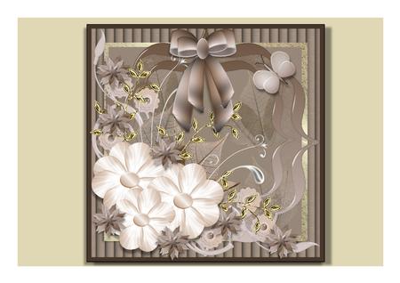 Creamy Brown Scrapbooking Page Kit by Frances Dent