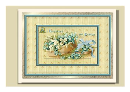 Easter Flowers Quick Card by Frances Dent