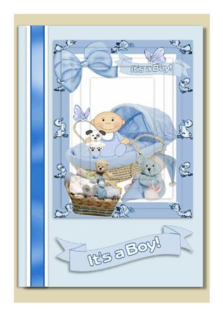 Baby Boy with Blue Crib, Pyramids by Frances Dent