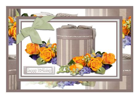 Hatbox & Flowers Cu4cu Image by Frances Dent