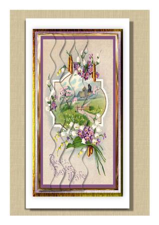 Easter View and Greetings by Frances Dent