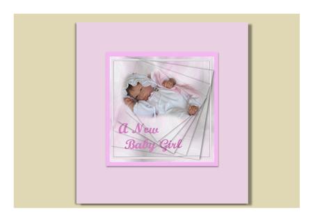 A New Baby Girl Twisted Pyramid by Frances Dent