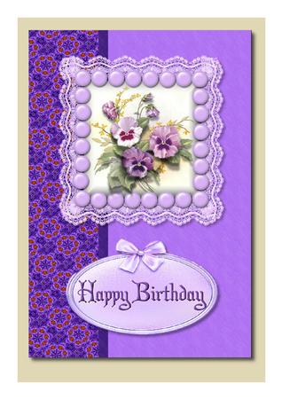 Purple and Gold Paper Kit by Frances Dent