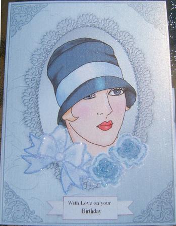 A5 Pearls and Lace Card Fronts Kit by Frances Dent