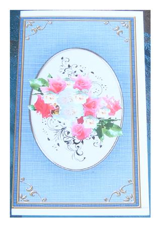 Dl 'gold Metallic Frame' Card Fronts Kit by Frances Dent