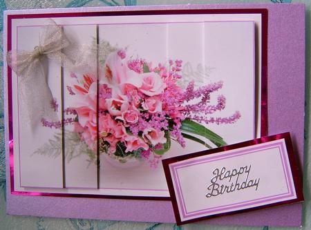 Beautiful Flower Display Side Stacker by Frances Dent