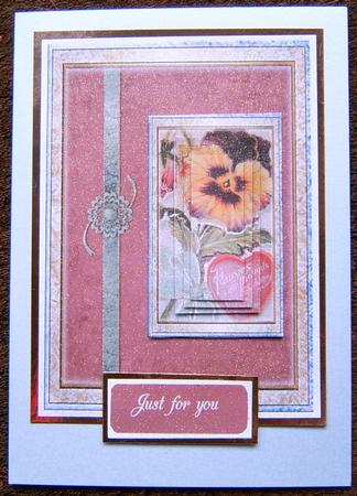 Pansies for My Valentine by Frances Dent