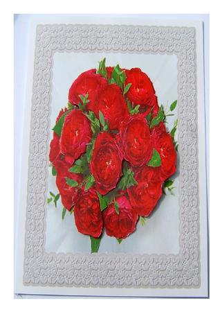 Floral Embroidered Lace Frames by Frances Dent