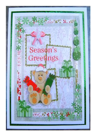 2 Cracker Bears for Christmas by Frances Dent