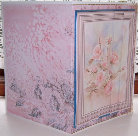 Pink Leaf Background by Frances Dent
