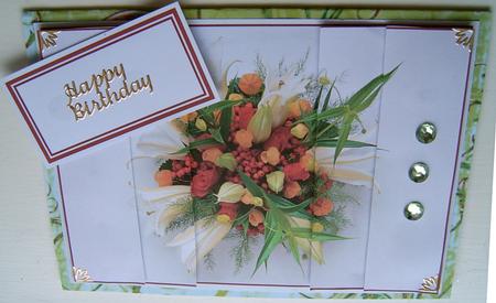 Beautiful Flower Display Side Stacker by Frances Dent