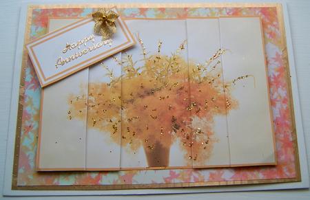 Delicate Whispy Floral Display Side Stacker by Frances Dent