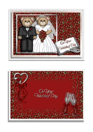 Wedding Bears Card Kit by Frances Dent
