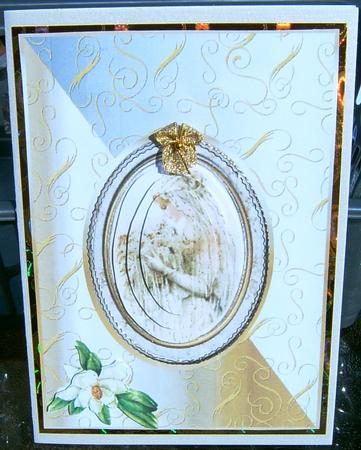 The Beautiful Bride 2 Pyramid Card Front by Frances Dent