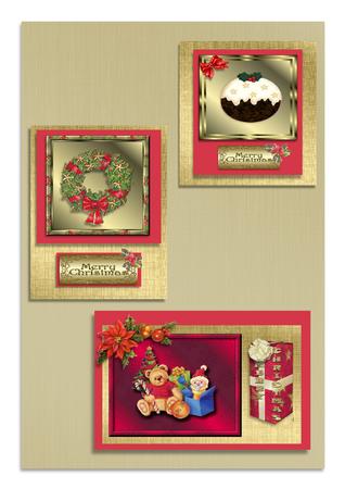 Mixed Christmas Toppers 3 by Frances Dent