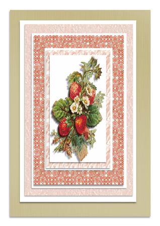Strawberry and Cream Paper Kit by Frances Dent