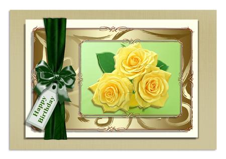 Yellow Roses - Large Topper by Frances Dent