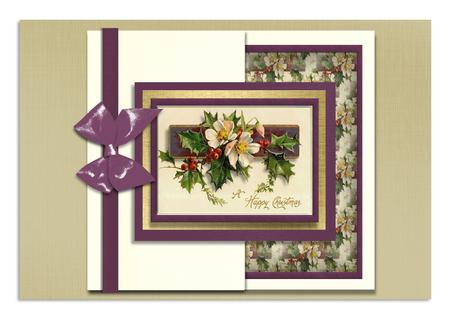 Christmas Flowers Quick Card by Frances Dent