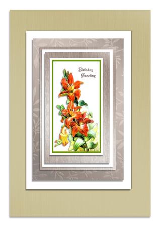 Elegant Metallic Words Matching Vellum by Frances Dent