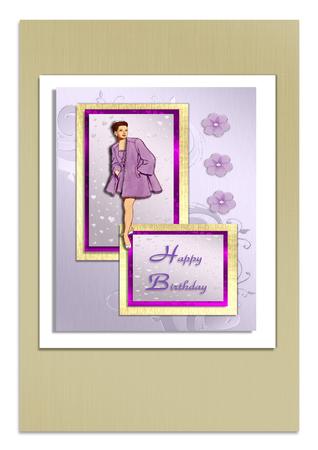 Flowers with Diamonds Matching Vellum by Frances Dent