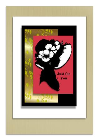 Yellow Floral Satin Backing by Frances Dent