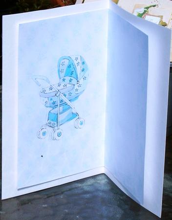 Baby Buggy Boy Insert by Frances Dent