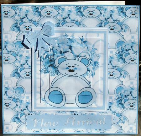 Beary New Arrival Boy by Frances Dent