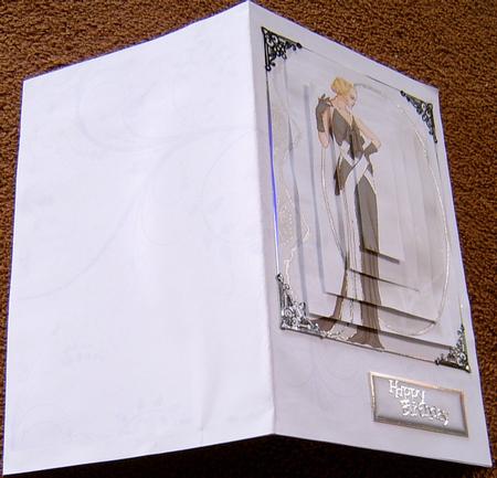 Reflection of Elegance Backing Paper 2 by Frances Dent