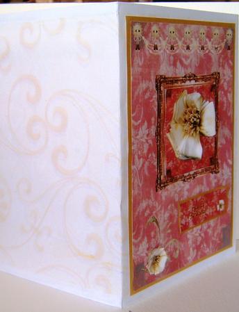 Stunning Cream and Pale Gold Swirls by Frances Dent