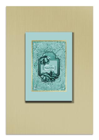 Crystals and Roses Card by Frances Dent
