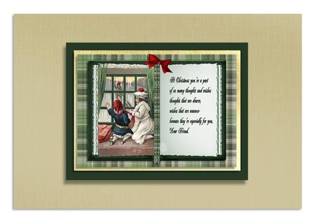 Christmas Book Children at the Window by Frances Dent
