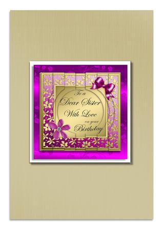Floral Elegance Sister Birthday Circle Pyramage by Frances Dent