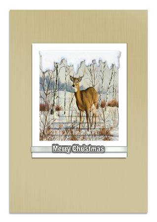 Little Reindeer in the Snow, Pyramids by Frances Dent