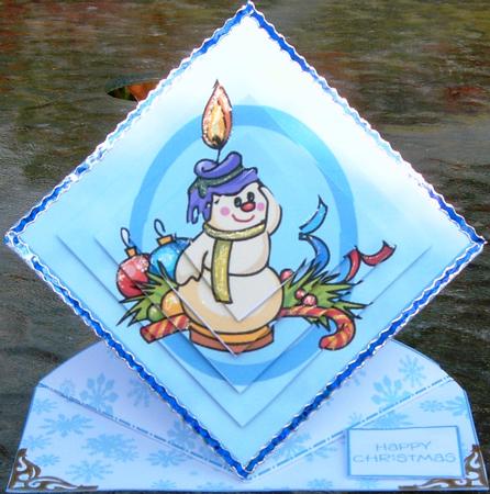 Snowman Spring Card Kit by Frances Dent